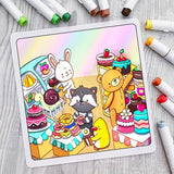 Cozy Delights: Cute Coloring Book for Adults and Teens Featuring Adorable Animal Characters, Candyland Adventures, Chocolate Mountains, and Cozy Hygge Delights! WoodArtSupply