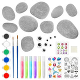 Spiggly Glow in The Dark Rock Painting Kit For Kids 6-12 | Arts and Crafts Painting Rocks for Kids | Kids Craft Paint Kits | Craft Activities Kits | Arts and Crafts Gifts for Boys Girls| Birthday Gift Spiggly