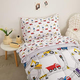 Viviland Boys Car Toddler Comforter Sets, Soft Toddler Bedding Set, Microfiber Toddler Bed Set, Truck Viviland