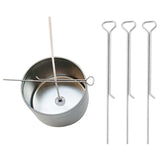 Candel Wick Holder ZZLZX 20PCS 4.3 Inch Wick Holders for Candle Making, Metal Wick Centering Tool, Candle Wick Clip ZZLZX