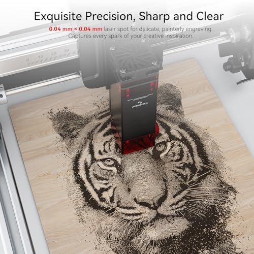 ATOMSTACK Swift Mini 3W Laser Engraver, 100% Pre-Assembled for Beginners, Professional Goggles Included, AI Software, 135x145mm Area, WiFi/USB, for Wood Leather DIY Gifts ATOMSTACK