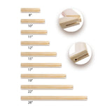 DIY Canvas Stretcher Bars Canvas Frame Sturdy Stretcher Frames Gallery Wrapped Canvas Wall Art Frame Kits Canvas Wood Stretcher Bars for Oil Paintings Prints Paint by Numbers Posters - 12x16 Inch Nustila