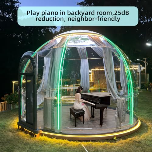 Backyard Dome Tent, Clear Garden Dome Bubble Tent for Outside, Weatherproof Geodesic Gazebos & Pergolas for Outdoor