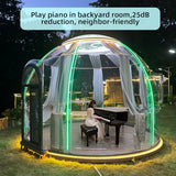 Backyard Dome Tent, Clear Garden Dome Bubble Tent for Outside, Weatherproof Geodesic Gazebos & Pergolas for Outdoor