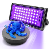 3D Printer UV Resin Curing Light with Turntable 360°Rotating Stand for SLA DLP LCD 3D Printer, Solidify Photosensitive Resin, 405nm UV Resin Affect, DIY Curing Enclosure Auibor