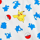Northwest Twin Bed in a Bag Set – Pokémon First Starters Design – 5-Piece Bedding Set with Comforter, Fitted Sheet, Flat Sheet, Pillowcase, Sham Northwest