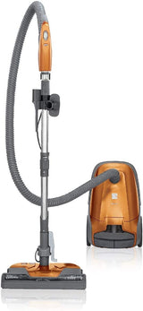 Kenmore 81214 200 Series Pet Friendly Lightweight Bagged Canister Vacuum with HEPA, 2 Motor System, and 3 Cleaning Tools-Orange Kenmore