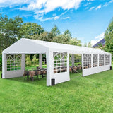 20'x40' Party Tent Heavy Duty, Large Party Canopy Wedding Event Tent with Removable Sidewalls & 4 Sand Bags for Parties Outside UV50+ Waterproof, Carpas para Fiestas (20x40 FT) HOWSVN