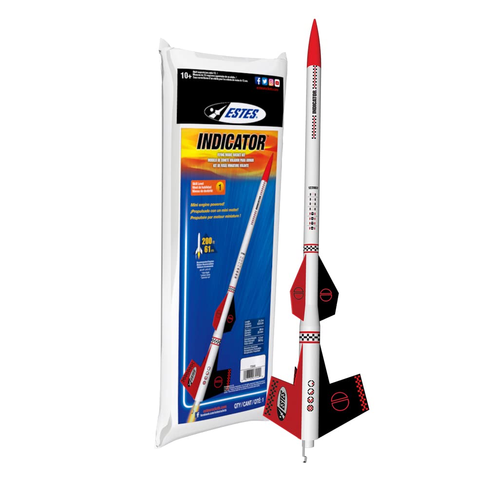 Estes 7244 Flying Model Rocket Kit Indicator Estes
