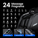 Osaki Vibe 4D l 4D Massage Mechanism l Automatic Body Scan l Deep Calf-Kneading l Space-Saving Technology l 3-Stage Zero Gravity l 32-Cell Full Body Air Massage (Brown) Osaki
