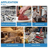 MXBAOHENG Mini Disc Sander 4 inch Electric Small Sanding Disc Machine with Forward and Reverse Function for Wood, Metal, Stone, and Scissors Sanding MXBAOHENG