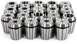 21pcs ER32 Spring Collet Set Spring Steel Chuck Tool MT2 Shank Wrench Spanner with Box for CNC Workholding Engraving Millling Machine Lathe Tool (MT2 ER32 M10) HYYKJ-US