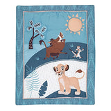Lambs & Ivy (LAMCR) Lion King Adventure 3-Piece Mini Crib Bedding Set, Blue (790020) Lambs & Ivy