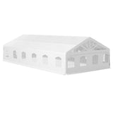 Outsunny 19.5' x 39' Party Tent, Heavy Duty Outdoor Canopy Tent Shelter with Removable Sidewalls, 2 Doors and 20 Windows, Large Tents for Parties, Wedding, Events, BBQ Grill, White Outsunny