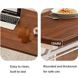 HSPLXYT Manual Adjustable Desk Standing Desk Study Table Gaming Desks Movable Writing Table Computer Desks for Home, Office, Workstation; Multifunctional Bedside Table(Gray,100cm/39.37in) HSPLXYT