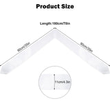 Gvhntk 6 Pieces 70 Inch Unisex Graduation Stole Plain Graduation Sash Stoles Honor Satin Stole for Adult Students Men Women Gvhntk