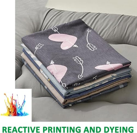 OneGrifN Cover for Traditional Japanese Floor Futon Mattres 100% Cotton Cover for Traditional Shikibuton Futon Mattress,Soft Washable Protective Cover Dust Cover with Zipper,(Flower,Queen(150x200cm)) OneGrifN