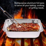 Aluminum Pans 9x13 Disposable Foil (30 Pack) - Half Size Steam Table Deep Pans - Tin Pans Great for Cooking, Heating, Storing, Prepping Food Stock Your Home