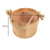 Croll & Denecke Wooden Sauna Bucket Diameter 28 cm Croll & Denecke