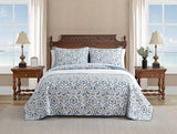 Tommy Bahama - King Quilt Set, Soft & Reversible Woven Bedding with Matching Pillowcases, Medium Weight for Year Round Comfort, 3 Piece Bed Set (Cape Verde Smoke) Tommy Bahama