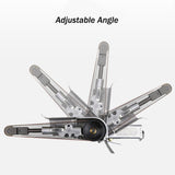 Mini Air Belt Sander, Pneumatic Handheld Angle Grinder Tool for Wood Metal Sanding Grinding (330x10mm) LSLANSOON