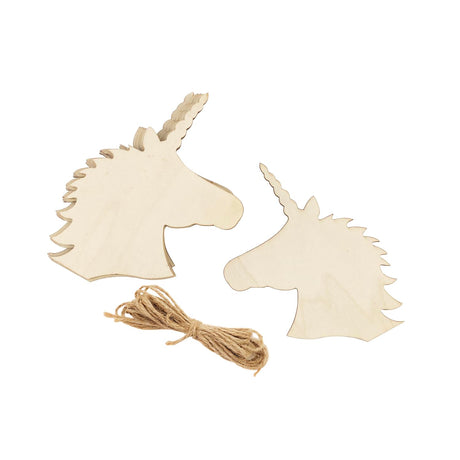 30 Pack 4 Inch Wood Unicorn Crafts Unfinished Wood Unicorn Cutouts Wooden Unicorn Hanging Ornaments DIY Unicorn Craft Gift Tags for Home Party Decoration Craft Project Xonzmmk