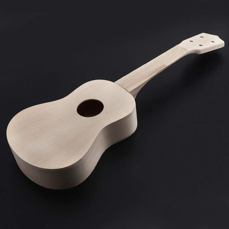 OriGlam 21 Inch DIY Ukulele Kit, Make Your Own Ukulele DIY Kit, Soprano Hawaii Ukulele Kit, Ukulele Hawaii Guitar Handwork Kit with Installation Tools for Kids, Friends, Family, Amateur OriGlam