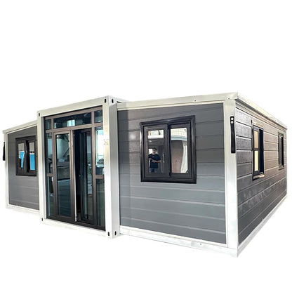 Customizable Foldable Prefab Homes - Expandable Tiny Home for Adults, Portable Mobile House with 1-3 Rooms, Kitchen & Bathroom Toilet - Ideal for Small Families, Storage Sheds & Garden House - WoodArtSupply