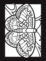 Butterflies Mini Stained Glass Coloring Book (Dover Little Activity Books: Insects) Dover Publications