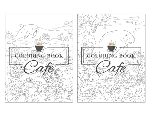Ocean Life Coloring Book for Adults: Beautiful Ocean Wildlife Designs with Whales, Dolphins, Turtles, Tropical Fish and More WoodArtSupply
