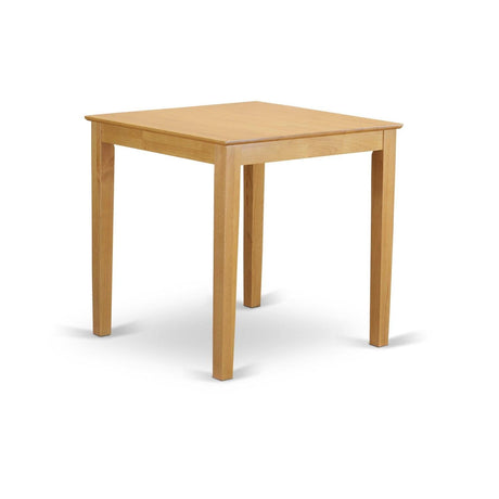 East West Furniture PBT T Square Counter Height Table for Small Spaces, 36-Inch, Oak Finish East West Furniture