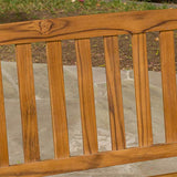 Christopher Knight Home Loja Acacia Bench, Teak Finish Christopher Knight Home