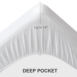 Mattress Protector Waterproof Twin Size for Kid, Soft & Cooling Twin Mattress Pad Cover Quilted for Single Bed Fitted with Deep Pocket up to 14" Depth SPRINGSPIRIT