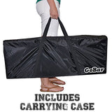 GoBar Portable High-Top Bar Table with Interchangeable Skirts - Ideal for Events and Parties GoPong