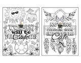 You Are Amazing: Inspirational Coloring Book for Adults Featuring Positive Quotes and Motivational Phrases for Stress Relief and Relaxation WoodArtSupply
