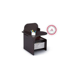 Delta Children MySize Chair Desk With Storage Bin, Dark Chocolate Delta Children