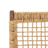 SAFAVIEH Outdoor Collection Casella Acacia Wood/Light Brown 5-Piece Patio Set PAT7077A, Natural/Natural Safavieh