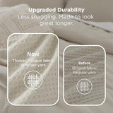Bedsure Waffle Comforter Set Twin, Soft and Breathable Linen Bedding Comforter Set, 2 Pieces, 1 Waffle Weave Comforter (68"x88") and 1 Pillowcase (20"x26") Bedsure