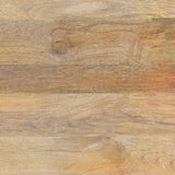 SIMPLIHOME Rayburn Drum Coffee Table - 38 inch Wide Solid Mango Wood Round Living Room Table in Natural, Modern Industrial Center Table for Family Room with Black Metal Legs and Large Surface SIMPLIHOME