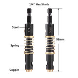 Watris Veiyi Self Centering Hinge Drill, Centering Bits, Hex Shank Center Drill Bit Set, Center Hole Bit, Door Window Cabinet Centering Drill Bits Hinge Opening Tool(5mm&1/4") Watris Veiyi