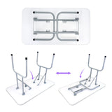 LEIBOU 45'' Professional Foldable Heavy Duty Dog Pet Grooming Table with H-Shape Arm & Noose, Maximum Capacity Up to 260lbs, Black LEIBOU