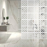 Boshen 24PCS Hanging Room Divider Wall Screen Panel Room Divider Panels Privacy Screen Divider Home Decor for Living Room Bedroom Home Office Restaurant Decor-Window Flower Boshen