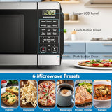 Kenmore KMCMV207S2-07 Countertop Microwave 6 Auto-Preset Menus, Child Lock, Defrost & Express Cooking Features, 0.7 Cu Ft, Stainless Steel Kenmore
