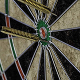 DMI Sports Paris Bristle Dartboard Cabinet Sets - Includes LED Lighting or Electronic Scoring Option, Rustic Grey (D4400W) DMI Sports