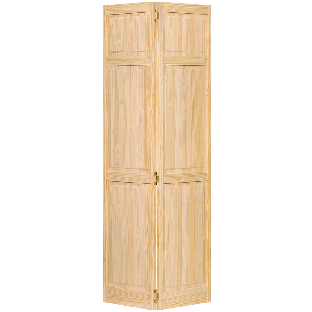 Closet Door, Bi-fold, 6-Panel Style Solid Wood (80X28) Kimberly Bay