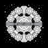 100 Mini Mandalas: A Mandala Coloring Book for Adults and Kids with Easy, Cute, and Tiny Designs for Stress Relief and Relaxation WoodArtSupply