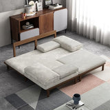 Lartis 78.7" Sofa Bed, Sleeper Pull Out Couch, Modern Couch Convertible Modern Futon for Living Room/Apartment/Bedroom, Modular Design Sofa,Full Solid Wood Frame Lartis