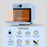 Craft Express 12L Sublimation Oven Machine for Sublimation Blanks,Light Blue Tumbler Heat Press Machine for Sublimation Tumblers,Convection Oven for Sublimation Mugs Cups Craft Express