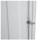 Sandusky Lee CAC1362472-05 Combination Garage Storage Cabinet, Steel Utility Cabinet with Adjustable Shelves, 72" H, Dove Gray Sandusky