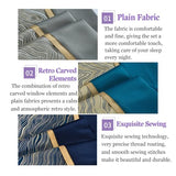 XHCTNN Bed Runners and Matching Cushion Cover, Sided Bed Throws Satin Bedding Scarf Protection Bedroom Home Decoration for Single Double King Size(D,20 * 94"-Bed Runners) XHCTNN